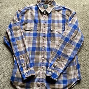 J Crew Button down Shirt. Size Large.
